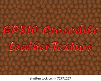 Vector crocodile leather texture