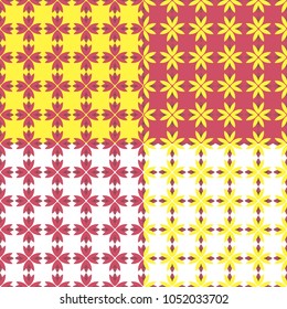 
Vector crocus pattern. Nature illustration