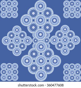 Vector cross abstract ornaments embroidery. Can be used for wallpaper, damask fabric, pattern fills, web page background, surface textures