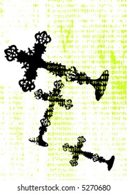 vector cross background