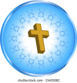 Vector Cross Design abstract Background