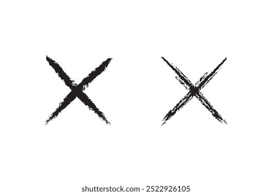 Vector cross multiply close remove mark icon.
