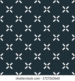 Vector cross stich plus seamless pattern, geometric background. Aim seamless patern. Stock vector illustration