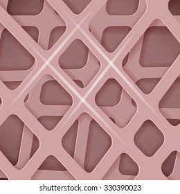 Vector Crossed Lines Abstract Pink  Cover Background. Pink Pattern