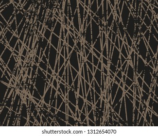 Vector crossed lines. Abstract vintage background. Old lines