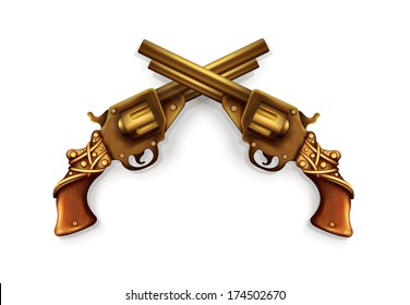 Vector Crossed Revolvers