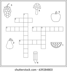 7,377 Crossword Puzzle Kids Images, Stock Photos & Vectors | Shutterstock