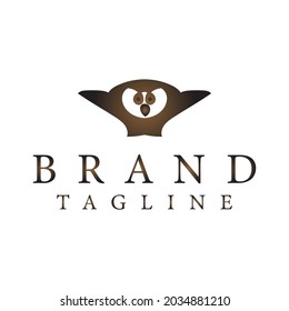 Vector crow logo can be used for any logo