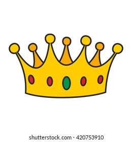 Similar Images, Stock Photos & Vectors of Illustration of two crowns on