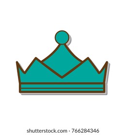 vector Crown King sticker