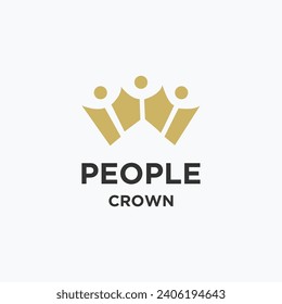 Vector crown logo icon design vector template