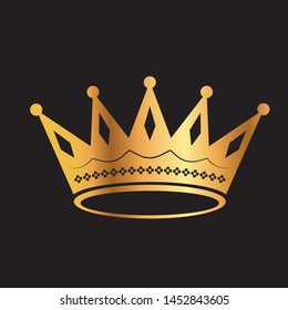 vector of crown queen isolated
