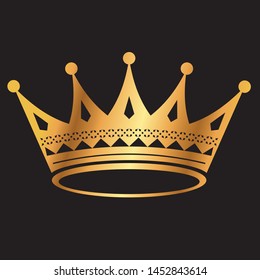 vector of crown queen isolated