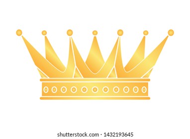 vector crown silhouette. a symbol of power