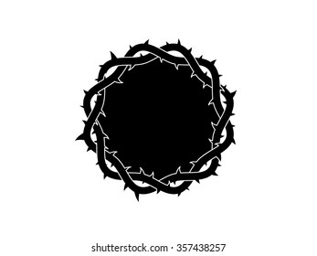 Vector crown of thorns