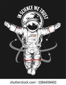 Vector Crucified Astronaut