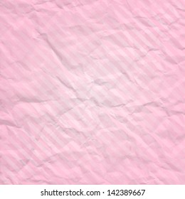 Vector crumpled background with stripes