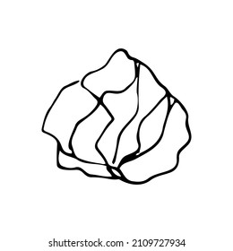 Doodle de bolas de papel desmoronado para vectores