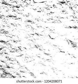 vector crushed stone grayscale monochrome decorative texture isolated on white background
