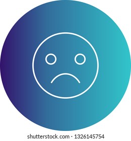 Vector Cry Emoji Icon
