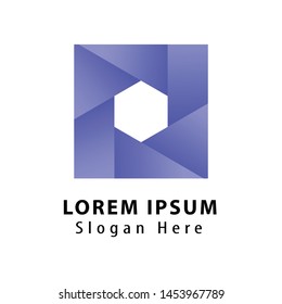 vector crystal abstract icon, logo for your company
