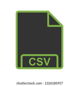 Vector CSV Icon
