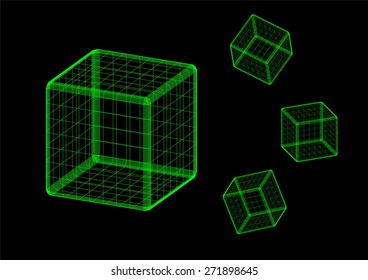Vector cube