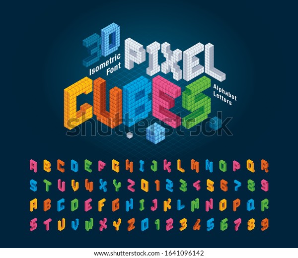 alphabet letter cubes