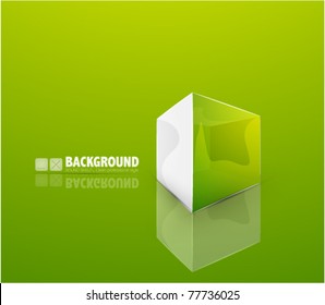 Vector cube background