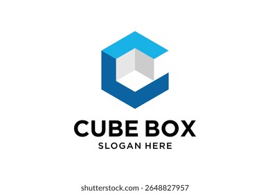 Símbolo de padrão de modelo de cubo de vetor para design.