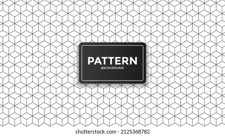 Vector of Cube Pattern. Good for additional design, additional element, etc.