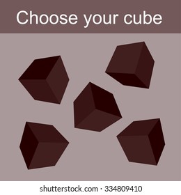 vector cube simple design