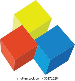 Vector. Cubes