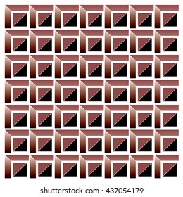 vector cubes and square background pattern design