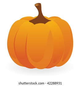 vector cucurbit isolated on a white background