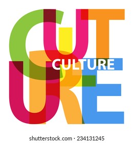 Vector Culture. Broken text