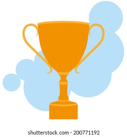 Vector Cup Cartoon Illustration Editable With Background