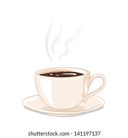 vector cup of coffee svg