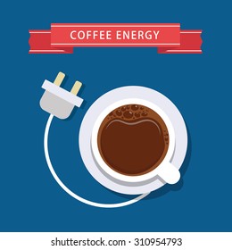 vector cup of coffee