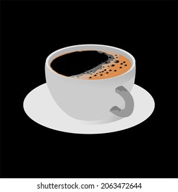 Vector una taza de café