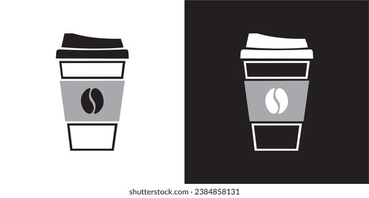 Vector una taza de café para un largo viaje para relajarse