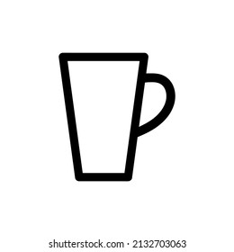 vector cup icon. Eps. 10.