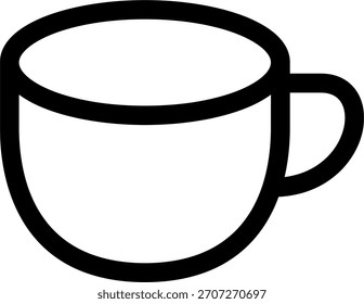 vector of a cup. icon, symbol