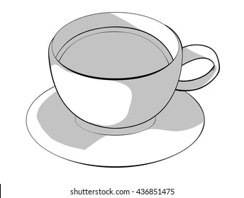 vector cup illustration