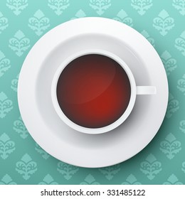vector cup of tea