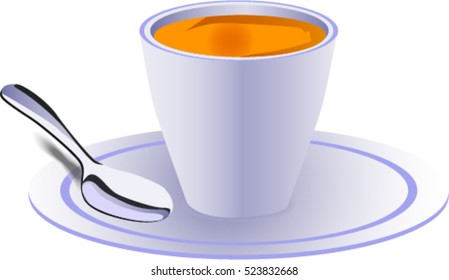 Vector cup of tea