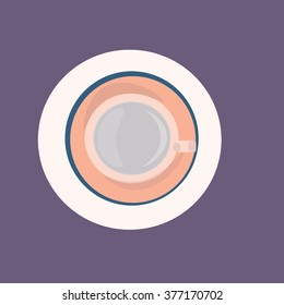 vector cup of water icon for web design