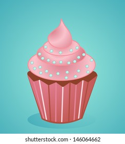 vector cupcake 