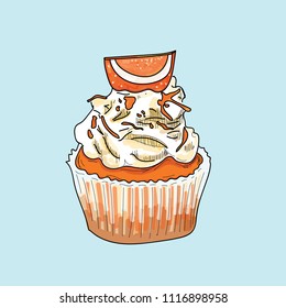 vector cupcake muffin 