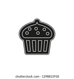 vector cupcake muffins - dessert illustration